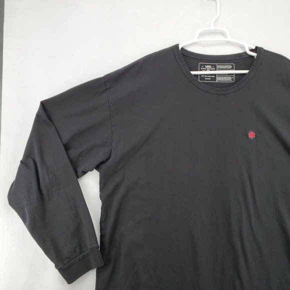 Vans Off The Wall Kyle Walker Shirt Men's Long Sleeve Crew Neck Black 2XL - Picture 4 of 12
